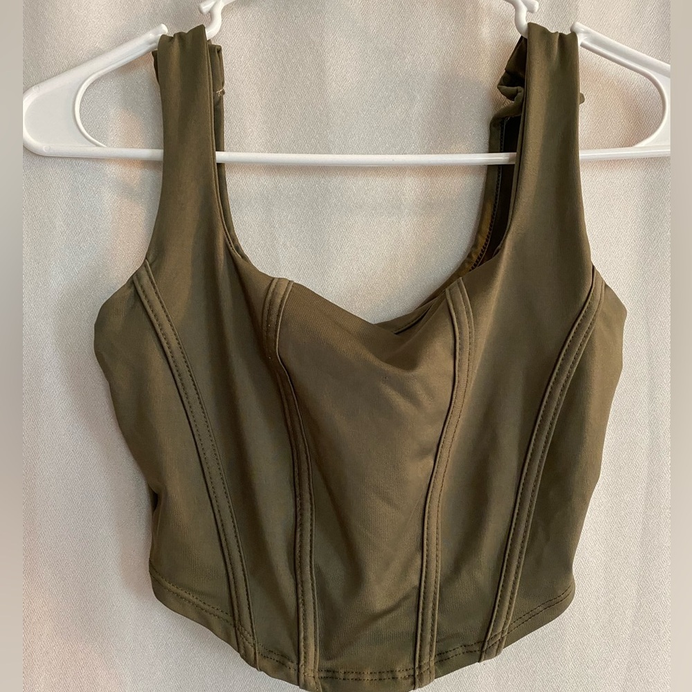 Fashion Nova Corset Crop Top